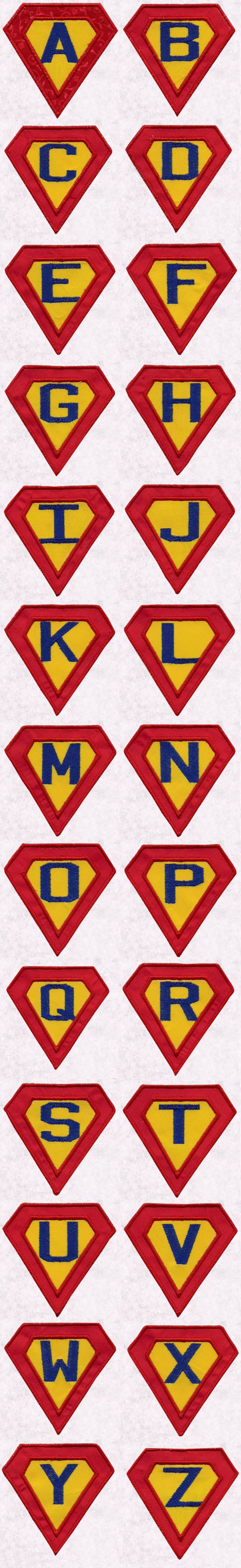 Super Hero Alpha Embroidery Machine Design Details