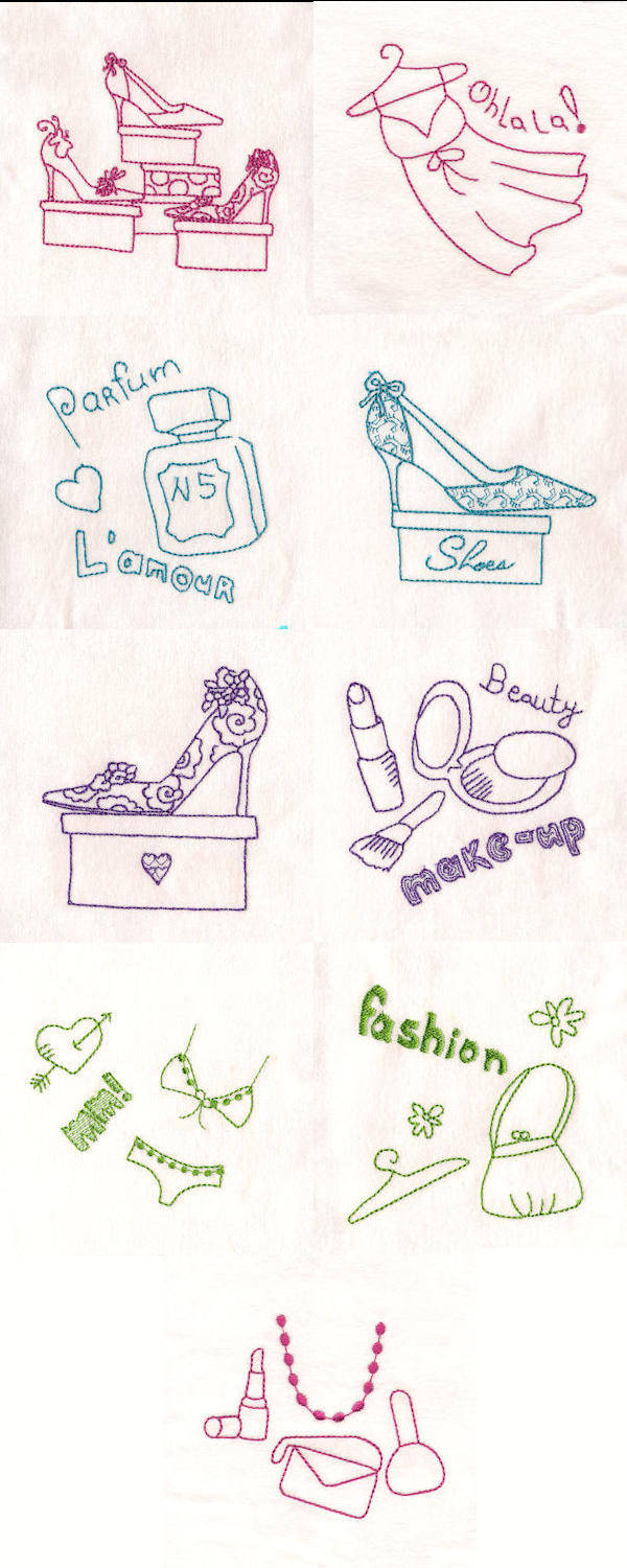 The Corner Boutique Embroidery Machine Design Details