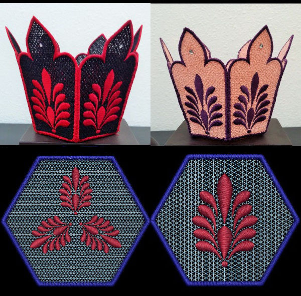 Unique FSL Bowls Embroidery Machine Design Details
