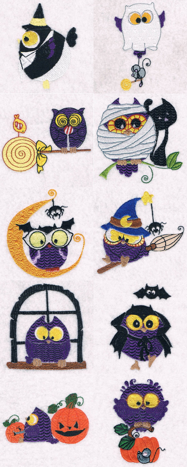 Whooo Am I Embroidery Machine Design Details